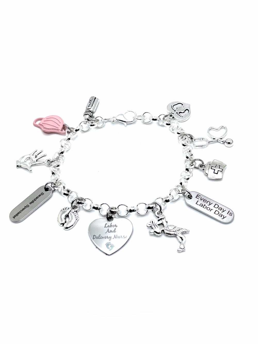 Labor And Delivery Nurse Charm Bracelet